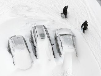 В снегопад Киев стоял в 790 километровой пробке