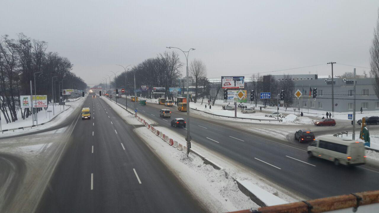 На въезде в Киев должны убрать 