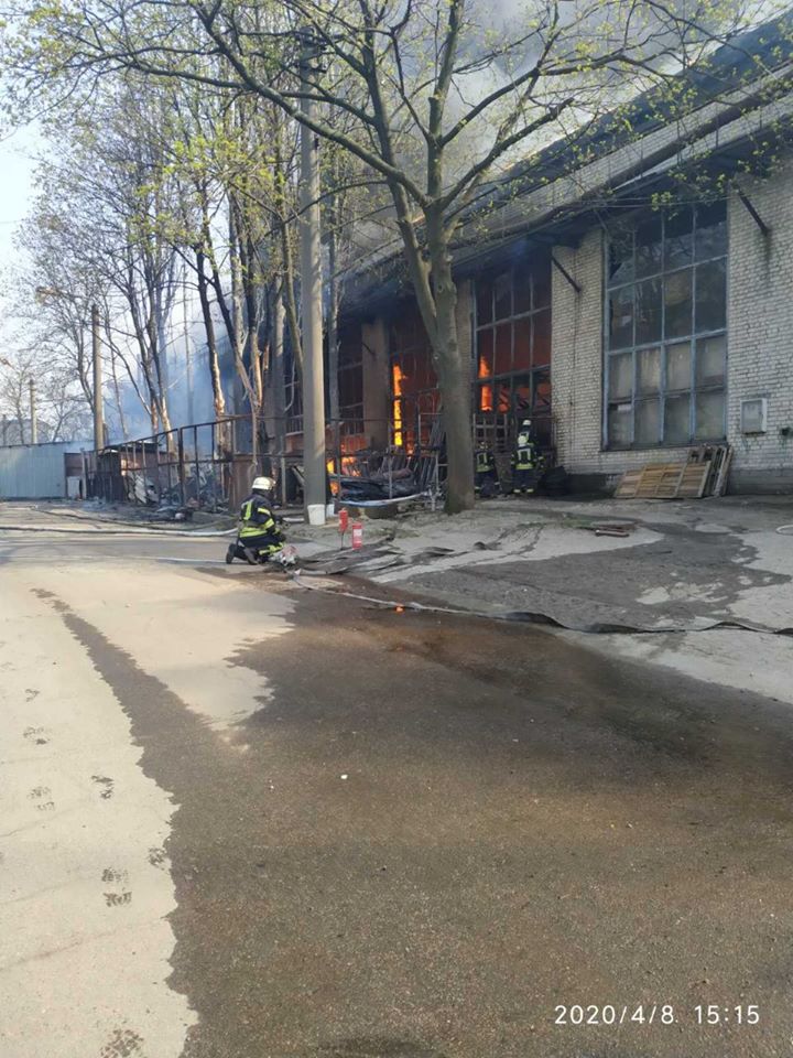 В Киеве из-за шашлыков произошел масштабный пожар