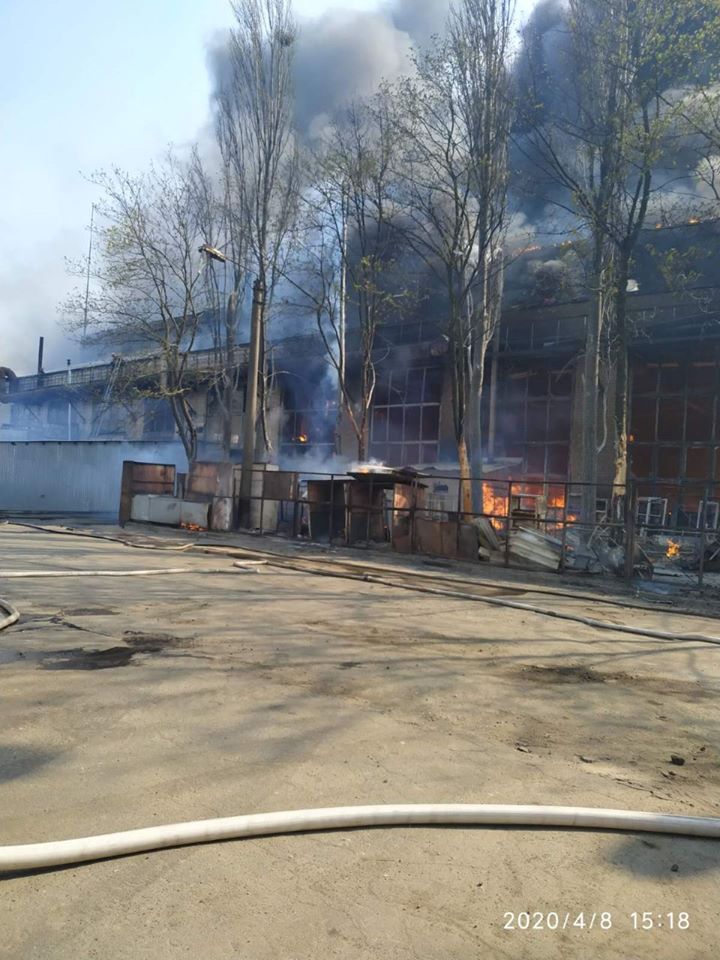 В Киеве из-за шашлыков произошел масштабный пожар