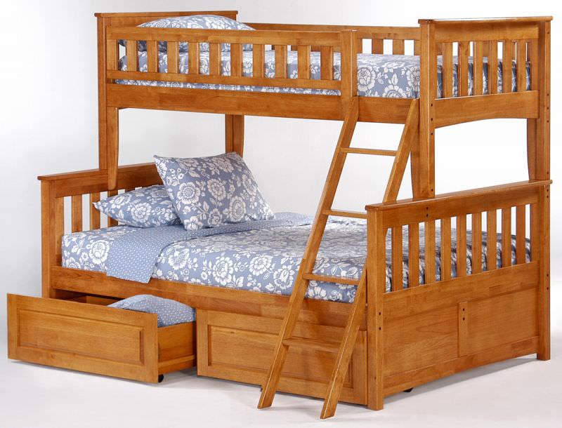 Двухъярусные кровати: если в доме только один ребенок