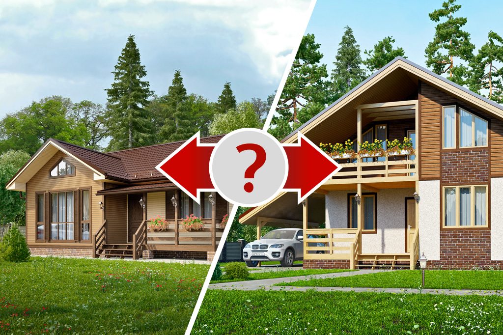 Что лучше: одноэтажный или двухэтажный дом?