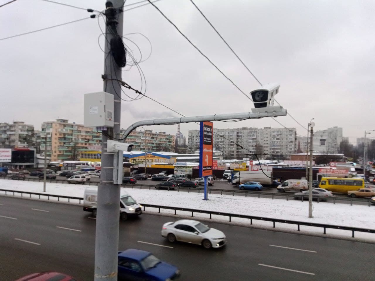 На всех выездах и въездах в Киев установили камеры видеонаблюдения
